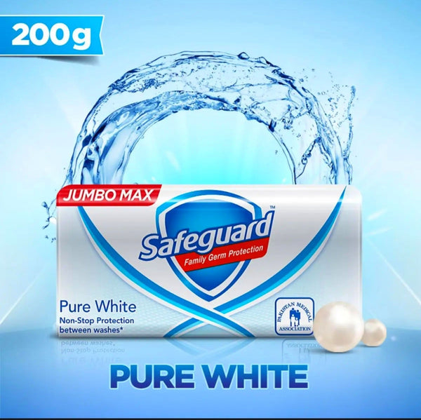 Safeguard Pure White Bar Soap 200 gm